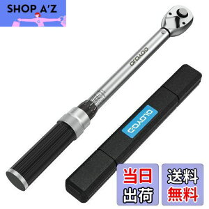【送料無料】GOYOJO トルクレンチ プレセット型 差込角(1/2インチ) 50-350N.m 両回転対応 トルク精度 ±3% 自動車用、自電車、オートバイ、機械の整備 タイヤ交換 作業工具 ( 50-350N.m )