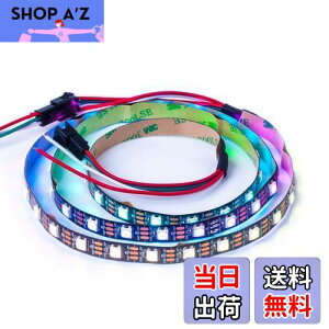 BTF-LIGHTING WS2812B LEDe[vCg 5050 SMD RGBIC C[ 1m 60LEDs ʂɃAhXw\ ؒf\ vO}u\ DC5V h[tJ[ F lIsNZ PCB IP30 h LEDXg
