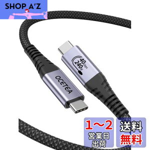 yzOcetea USB4 P[u thunderbolt 4 P[u USB-IFF 240W }[d USB C to USB C P[u 40Gbps T_[{g 4P[u Ή Thunderbolt 3A 8K@60Hzfo iC҂ MacBookAMac Pro/