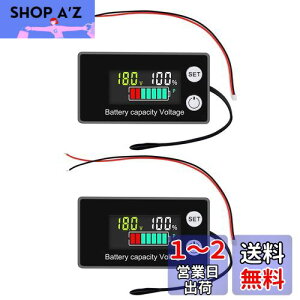 yzDiyStudio 2obe[[^[, DC8-100V LCDfW^dv {̎戵 12V 24V 36V 48V 60V 72V LEDobe[eX^[ 2 J[obe[\X[^[