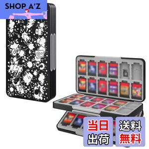 【送料無料】Switch ソフトケース 48枚/Micro SD 24枚同時に収納 ATiC ゲームカード収納ボックス ソフト Switch/Switch Lite/Switch有機ELモデル対応 カードまとめ収納 ABSシェル&シリコンインナー製 軽量/