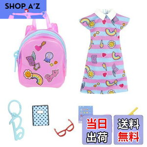 yz}e(MATTEL) o[r[(Barbie) ɂł! t@bVƃobOZbg/fuo[r[vɓo! ?yւl`Eh[mz y3~z HJT44