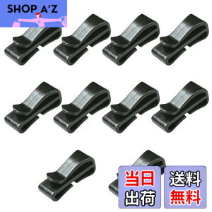 �y���������z[KALOLINNA] �x���g�N���b�v 20MM ���e�[�v�ɓK�p �e�[�v�N���b�v 10�Z�b�g �⏕�o�b�N�� �y�� �x���g���� �����b�N �o�b�O ���b�v�p �E�F�r���O �y�ɌŒ肷�� �u���b�N (20MM 10�Z