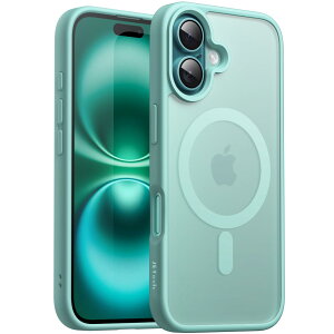 yzJETech iPhone 16 Plus 6.7C`p }Olbg P[X MagSafeɑΉ ̃}bgw ^ ϏՌ Jo[ (eB[u[)