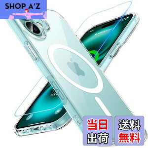 iPhone 16 ケース アイフォン16 ケース BESINPO【ガラスフィルム付き・MagSafe対応】クリア iphone16ケース 黄ばみなし ストラップホール いphone16ケース 米軍MIL規格 耐衝撃 耐久性 iphone 16 スマホケー