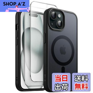 yzJETech 3 in 1 iPhone 15 6.1 C`p }Olbg P[X 2KXtBt MagSafeΉ }bgobN ϏՌX}zJo[ (ubN)