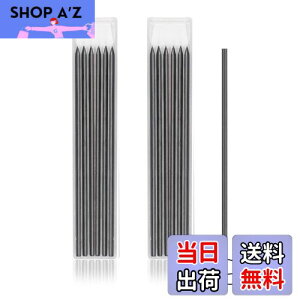 【送料無料】KDSSYFT 12本 カーペンターペンシル リフィル 2.8mm HB グラファイト ペンシル リフィル 交換用 木工用 (替え芯黒色)