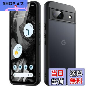 【送料無料】JEDirect マットケース Google Pixel 8a 6.1インチ 2024用 超薄型 半透明マット感背面保護カバー 指紋防止 (ブラック)