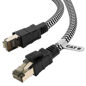 yzLANP[u 1M CAT8 Soohut bV LANP[u JeS[8 40Gbps/2000MHz CAT8 C[TlbgP[uV[h f [^ switch/PS4/PS5 XboxɑΉ Ɨp P[u 