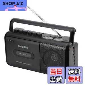 �y���������zGelielim ���W�J�Z �J�Z�b�g�e�[�v �v���[���[ AM/FM/���C�hFM�Ή� �R���Z���g�t��/�d�r�쓮�\ �}�C�N�t�� �|�[�^�u�����W�I �u���b�N