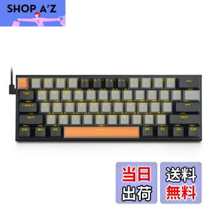 yzefJjJL[{[h61L[ Ԏ̗p̃Q[~OL[{[h FLEDobNCgt 60^RpNgL[{[h USBLpz Windows/MacɑΉQ[pL[{