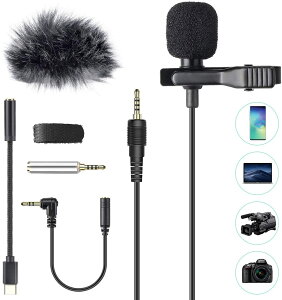 AGPTEK s}CN Nbv}CN RfT[}CN Sw ~j}CN 4 type-c/3ɕϊA_v^t X}z}CN iPhone/iPad/Android/PC/JɂΉ 3.5mmWbN YouTube TikTok Be Vlo
