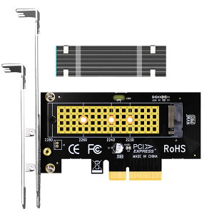 yzGLOTRENDS PA09-HS M.2 PCIe NVMe 4.0/3.0 ϊA_v^[AM.2q[gVNi3mm݁jtAM.2p PCI-express 4.0/3.0 x4ϊ{[hAM.2 XbgAM.2 PCIE SSDiNVMeAHCIjAPCI-E GEN4tXs[hA