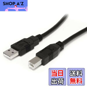 �y���������zStarTech.com USB 2.0 ���s�[�^�[�P�[�u�� 9.1m USB-A(�I�X) - USB-B(�I�X) 480Mbps �u���b�N USB2HAB30AC