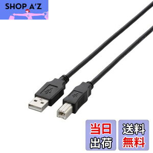yzGR USBP[u yBz USB2.0 (USB A IX to USB B IX) 3m ubN U2C-BN30BK