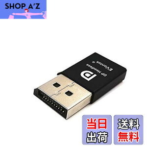 �y���������zEVanlak DisplayPort �w�b�h���X�S�[�X�g�f�B�X�v���C�G�~�����[�^�[ PC 4K DP�_�~�[�v���O�p (�w�b�h���X1080@60Hz-3840x2160@17hz�ɓK��)