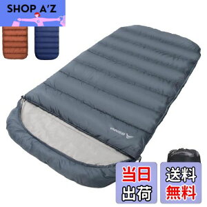 【送料無料】BISINNA 寝袋 ワイド ねぶくろ 封筒型 シュラフ 洗濯可 キャンプ 登山 アウトドア 車中泊 来客用 収納便利 匂いがフリー 肌触り良い 幅100cmx奥行き230cm 防水 春 夏用1.55kg(快適温度1