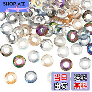 �y���������zPH PandaHall 84�� �K���X�r�[�Y 8mm �匊 ���[���s�A���r�[�Y 14�F AB�J���[ �u���X���b�g �C�������O �l�b�N���X �W���G���[�p ����p�i �A�N�Z�T���[�p�[�c