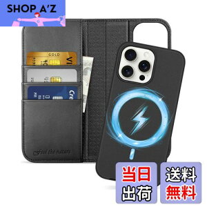 SHIELDON iPhone 15 Pro MaxΉ蒠^P[X 2in1 {v OR ACz15 v}bNX gуJo[ Ռz J[h[ uX^h@\ }Olbg [RFIDubLO]Sʕی