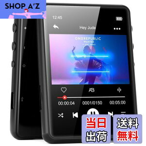 MECHEN 64GB MP3v[[ Bluetooth 5.3 fW^I[fBIv[[ y ~jyv[[ 128GB܂Ŋg\ Xs[J[ 2.4C`^b`XN[ FMWIE^EdqubNE
