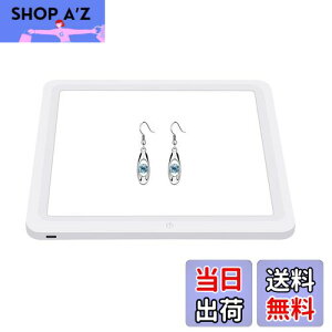 【送料無料】PULUZ 21cmLEDシャドーレスランプパネル 白色光 600LM アクリル製 Type-C給電 ミニLED写真シャドーレスライト シャドウレス写真撮影ジュエリーや化粧品商業用撮影に最適 商品撮影照明