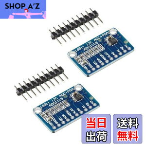 �y���������zKKHMF 2�� ADS1115 16Bit ADC 4�`�����l�� I2C IIC �݊� A/D�R���o�[�^ �σQ�C���A���v�t�� PGA ADC���W���[�� Arduino�p Raspberry Pi�p