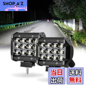 yzLargoods LEDƓ 4C` [NCg 36W LEDCg tHOv zCg 6500k IP67hho p w݌v Px  ȃGl oCN/SUV/ATV/gbN/z@B/Ǝ 2Zb