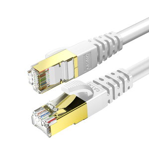3m KASIMO CAT8 LANP[u JeS[8 CAT8 LP[u 40Gbps 2000MHz 26AWG  C[TlbgP[u P[u SFTP RJ45 ADSL  Llan[Ԃ wi-fiP[u p\R f 