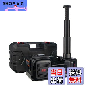 【送料無料】NthPOWER 電動ジャッキ 5t 車用ジャッキタイヤ交換用 セダンとSUVに適合自動車ジャッキ 耐荷重 5トン 車フロアジャッキ 12v DC油圧式 LEDライト・収納ケース付き タイヤ交換するツー