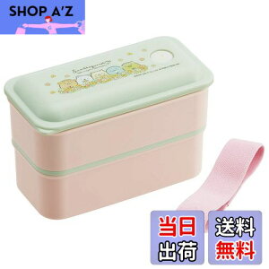 【送料無料】スケーター (skater) 弁当箱 銀イオン Ag+ 抗菌 ふわっと 盛れる パッキン 一体型 2段 550ml すみっコぐらし ねこのきょうだい PALW6AG