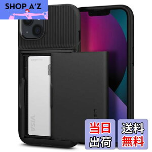 yzSpigen iPhone 13 P[X J[h [P[X 2d\ ϏՌ ČRMILKi擾 h~ IC J[h |Pbg pXP[X XEA[}[ CS ACS03536 (ubN)