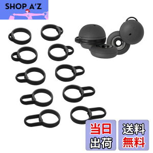【送料無料】kwmobile 5x Sony LinkBuds WF-L900対応 イヤーピース - イヤーチップ 交換用 シリコン 落下防止 黒色