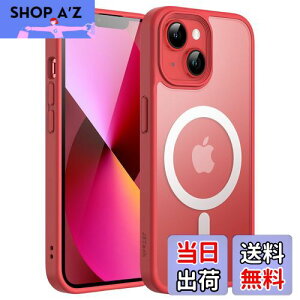 yzJETech iPhone 13 6.1C`p }Olbg P[X MagSafeɑΉ ̃}bgw ^ ϏՌ Jo[ (bh)