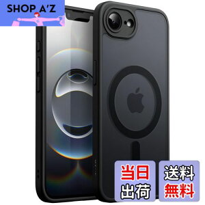 yzJETech iPhone 16e 6.1C`2025p }Olbg P[X MagSafeɑΉ ̃}bgw ^ ϏՌ X}zJo[ (ubN)