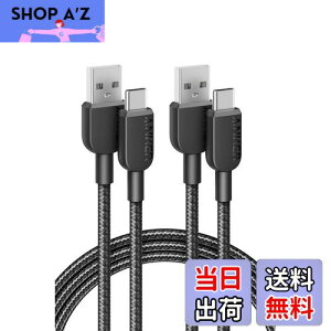yzy2{ZbgzAnker 310 ϋviC USB-C & USB-A P[u USB 2.0 tXs[h[d iPhone 16 Galaxy LG AndroideΉ (1.8m 2{Zbg)