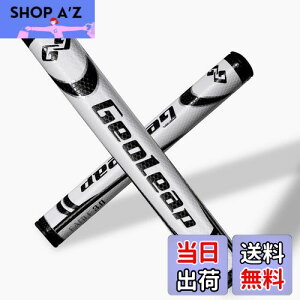 【送料無料】Geoleap パターグリップ-ソフトポリウレタン素材 ラウンド型 軽量ゴルフグリップ 4色 2サイズオプション (ブラック, ミディアムサイズ(3.0))
