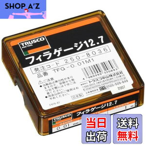 �y���������zTRUSCO(�g���X�R) �t�B���[�Q�[�W 0.01mm�� 12.7mmx1m �X�e�����X�� TFG-0.01M1