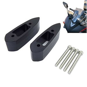 【送料無料】ELIFEPARTS 適合 ヤマハ YZF-R25 YZF-R3 用 エクステンダー スペーサー ミラーライザーエクステンダーアダプター ブラケット32mm