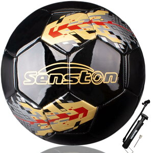 【送料無料】Senston サッカーボール 3号4号5号 小中学の大人と青少年のトレーニングボール試合のサッカーとポンプ