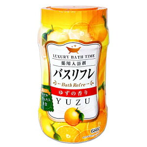 【送料無料】ライオンケミカルバスリフレ 薬用入浴剤ゆずの香り本体