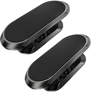 【送料無料】【2020年 ECPAW 車載ホルダー マグネット スマホホルダー 車 コンパクト 超強磁力 片手脱着 360度回転 落下防止 2枚