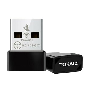 【送料無料】TOKAIZ 無線LAN WiFi 子機 Wi-Fi5 AC対応 無線LANアダプター AC600 2.4GHz 5GHz 433Mbps + 200Mbps 超小型 usb無線アダプター Windows/Mac OS 対応