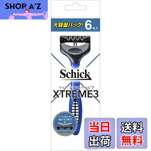 �y���������zSchick(�V�b�N) �G�N�X�g���[��3 �F�F�u���[�A�T�C�Y�F6�� (x 1)