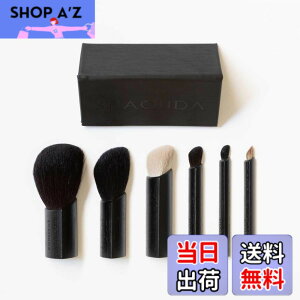 �y���������zSHAQUDA �~�X�~ 6�u���b�V�����g���C�A���O���P�[�X MISUMI 6 Brushes �� Triangle case [SCENE35] �F�F�u���b�N