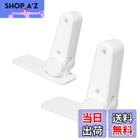 【送料無料】【二個】ドアノブ ロック チャイルドロックドアロック 子供 窓 ロック ドアノブカバー 猫 脱走防止 玄関 室内ドア 鍵 後付け 設置簡単 赤ちゃん ペット ドアノブ ロック ドア開け防止 後付け 鍵 Door lock 180°回転(ホワイト) 色：白