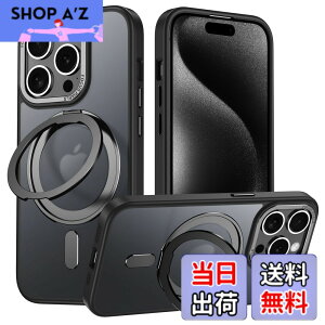 �y���������ziPhone 15 Pro Max �K�p �P�[�X Magsafe�Ή� �A�C�t�H��15�v���}�b�N�X �J�o�[ 360°��]�X�^���h Uovon �X�}�z�P�[�X �A�C�z�� 15promax �g�уP�[�X ���C�����X�[�d �ԍڃz���_�[ �Ή� �X�g
