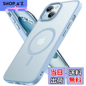 �y���������zMiracase iPhone13/14/15 /16/17�P�[�X�yMagsafe�Ή��E�ČR�K�i�z�ϏՌ��A���h�~�A���΂ݖh�~�A�����Ĕ��ɗD�����f�U�C���A�����{�^���A�}�b�g�A�t���X�g �F�F���F�A�T�C�Y�FiPhone 15
