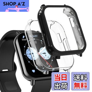 �y���������zHianjoo 2���� Xiaomi Redmi Watch 5 Lite �Ή� �P�[�X �t�B���� [�ی�J�o�[ + �t�B���� ��̌^] Xiaomi Redmi Watch 5 Lite �Ή� �J�o�[ TPU�f�� �\�t�g�P�[�X �S�ʕی� �ی�t�B���� �Ռ��z�� ��