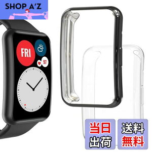 yzHianjoo 2 Huawei Watch Fit Ή P[X [یJo[ + tB ̌^] Huawei Watch Fit Ή Jo[ یtB TPUf Sʕی Ռz x^b` \tgP[Xy+z