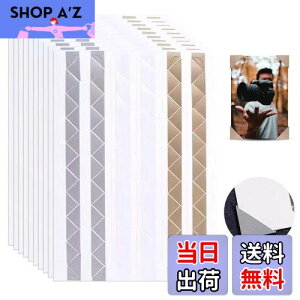 【送料無料】PAVIKE写真コーナー シール(10枚セット)約1020個 写真シール 角 ホワイト コーナー 写真シール DIY写真集 アルバム ステッカー 日記 フォトシール 手作りアルバム用 素材 装飾シール